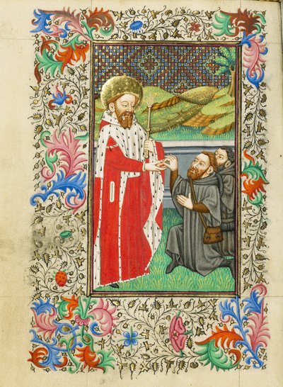 Heiliger Eduard der Bekenner von Master of Sir John Fastolf