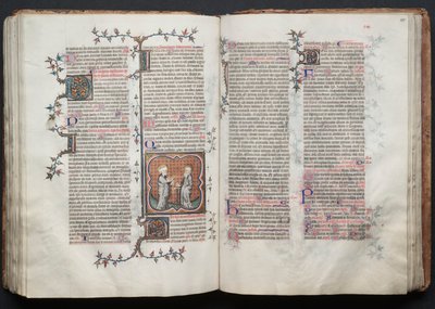 Das Gotha-Missale: Fol. 114v, St. Peter und Paul von Master of the Boqueteaux