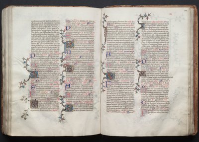 Das Gotha Missale: Fol. 124r, Text von Master of the Boqueteaux
