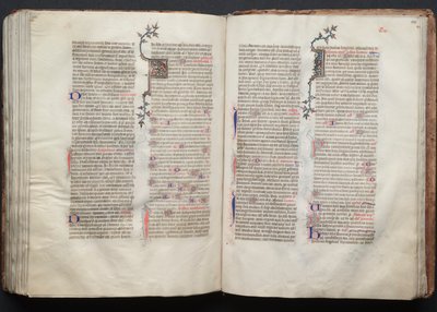 Das Gotha Missale: Fol. 135r, Text, ca. 1375 von Master of the Boqueteaux