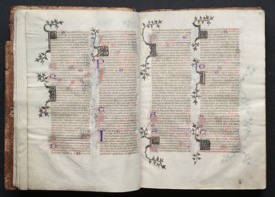 Das Gotha Missale: Fol. 13r, Text von Master of the Boqueteaux