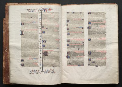 Das Gotha Missale: Fol. 3r, Text, um 1375 von Master of the Boqueteaux