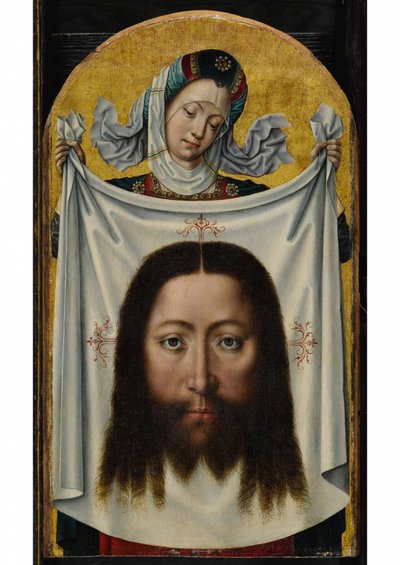 Die heilige Veronika mit dem Schweißtuch von Master of the Bruges Legend of St. Ursula