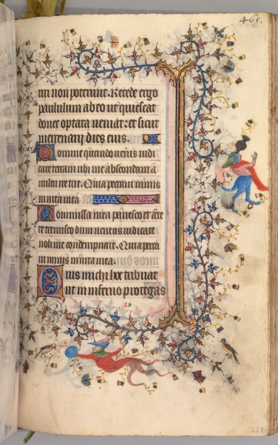 Stundenbuch von Karl dem Edlen, König von Navarra 1361-1425: fol. 227r, Text, um 1405 von Master of the Brussels Initials and Associates