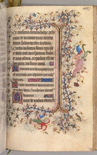 Stundenbuch von Charles dem Edlen, König von Navarra: fol. 237r, Text von Master of the Brussels Initials and Associates