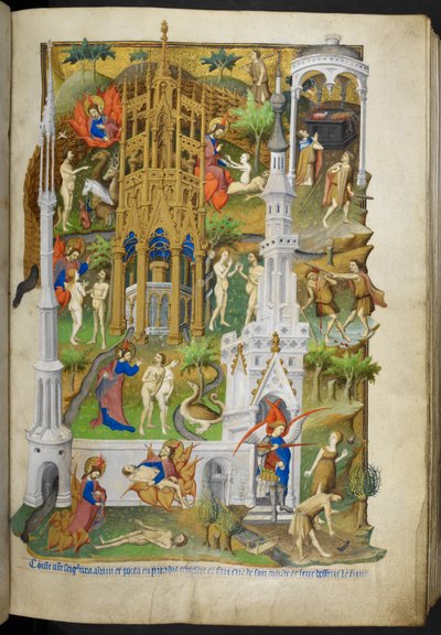 Szenen aus der Schöpfung und dem Sündenfall, aus 