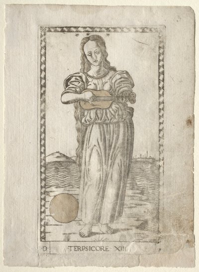 Terpsichore (Tanz und Gesang) (aus der Tarocchi-Serie D: Apollo und die Musen, #13) von Master of the E Series Tarocchi