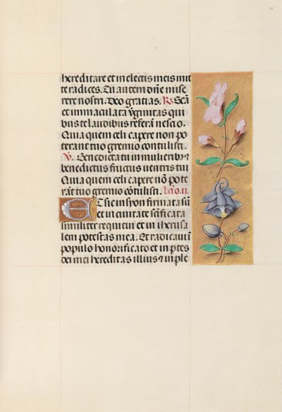 Stundenbuch der Königin Isabella die Katholische, Königin von Spanien: Fol. 111r, ca. 1500 von Master of the First Prayerbook of Maximillian