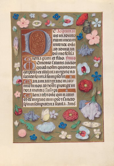 Stunden der Königin Isabella der Katholischen, Königin von Spanien: Fol. 127r, um 1500 von Master of the First Prayerbook of Maximillian