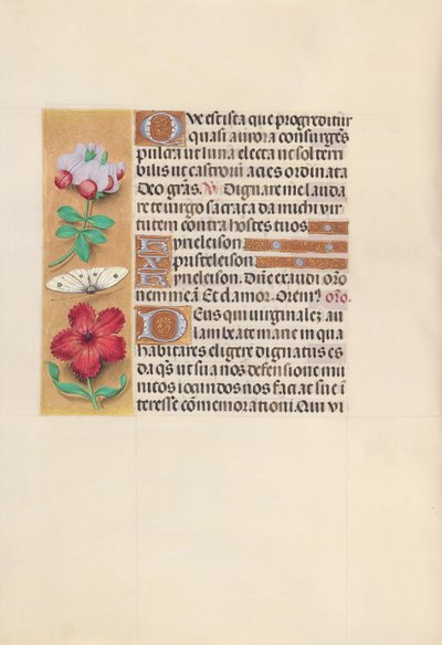 Stundenbuch der Königin Isabella der Katholischen, Königin von Spanien: Fol. 129v, ca. 1500 von Master of the First Prayerbook of Maximillian
