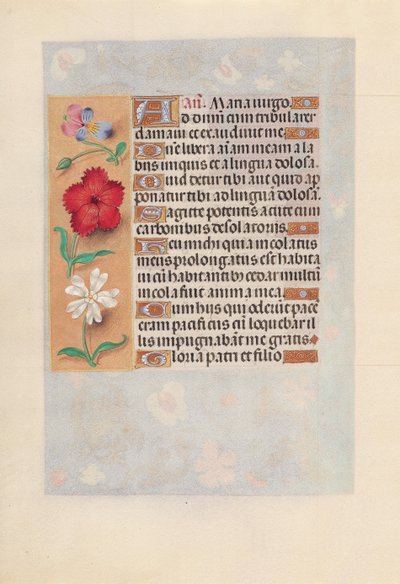 Stundenbuch der Königin Isabella der Katholischen, Königin von Spanien: Fol. 132v, ca. 1500 von Master of the First Prayerbook of Maximillian