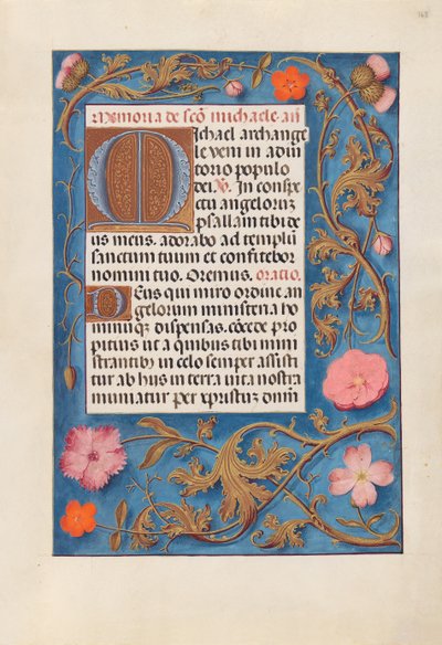 Stundenbuch der Königin Isabella der Katholischen, Königin von Spanien: Fol. 168r, ca. 1500 von Master of the First Prayerbook of Maximillian