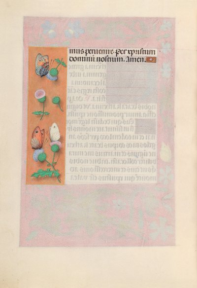 Stundenbuch der Königin Isabella der Katholischen, Königin von Spanien: Fol. 190v, ca. 1500 von Master of the First Prayerbook of Maximillian
