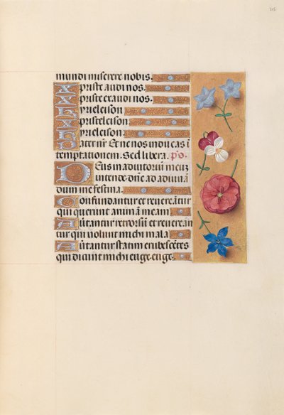 Stundenbuch der Königin Isabella der Katholischen, Königin von Spanien: Fol. 215r (ca. 1500) von Master of the First Prayerbook of Maximillian