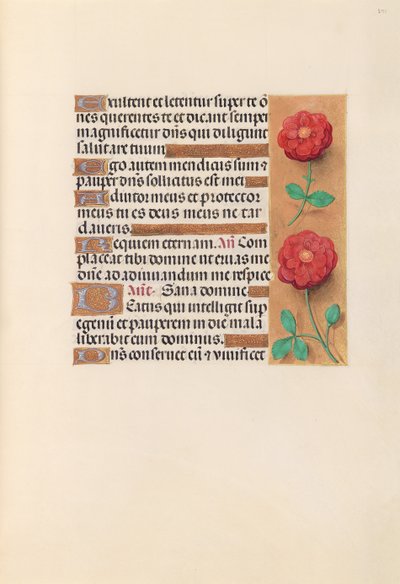 Stundenbuch der Königin Isabella der Katholischen, Königin von Spanien: Fol. 241r, c. 1500 von Master of the First Prayerbook of Maximillian
