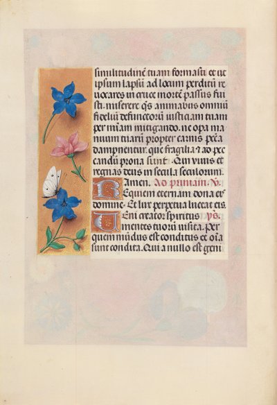 Stundenbuch der Königin Isabella der Katholischen, Königin von Spanien: Fol. 25v, ca. 1500 von Master of the First Prayerbook of Maximillian
