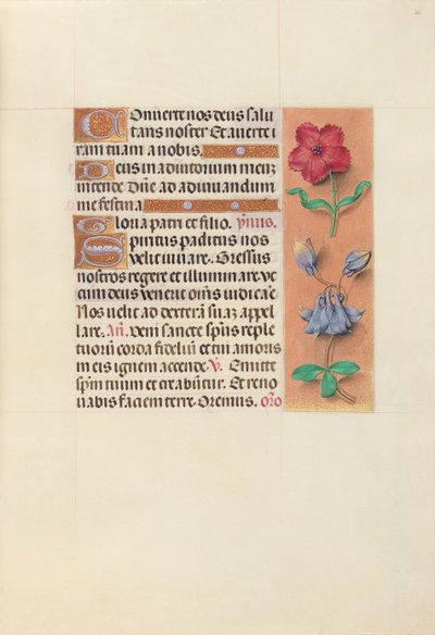 Stundenbuch der Königin Isabella die Katholische, Königin von Spanien: Fol. 36r, um 1500 von Master of the First Prayerbook of Maximillian