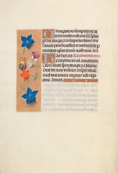 Stundenbuch der Königin Isabella die Katholische, Königin von Spanien: Fol. 36v, ca. 1500 von Master of the First Prayerbook of Maximillian