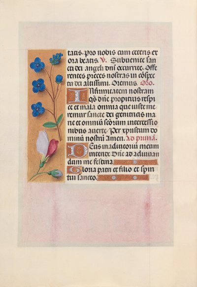 Stundenbuch der Königin Isabella der Katholischen, Königin von Spanien: Fol. 38v, ca. 1500 von Master of the First Prayerbook of Maximillian