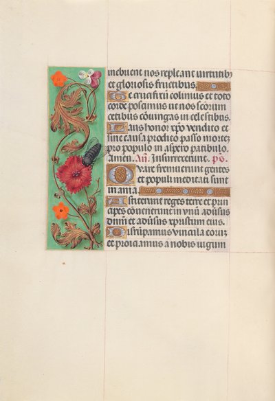 Stundenbuch der Königin Isabella der Katholischen, Königin von Spanien: Fol. 52v von Master of the First Prayerbook of Maximillian