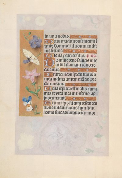 Stundenbuch der Königin Isabella die Katholische, Königin von Spanien: Fol. 77v, ca. 1500 von Master of the First Prayerbook of Maximillian