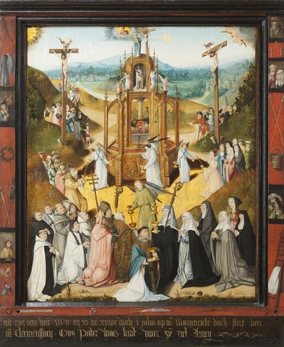 Der Brunnen des Lebens. Epitaph für Pater Clemenssoen von Master of the Fountain of Life