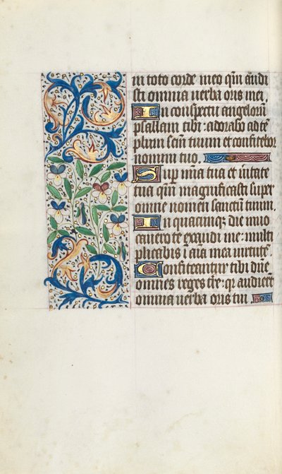 Stundenbuch Gebrauch von Rouen: fol. 106r, ca. 1470 von Master of the Geneva Latini