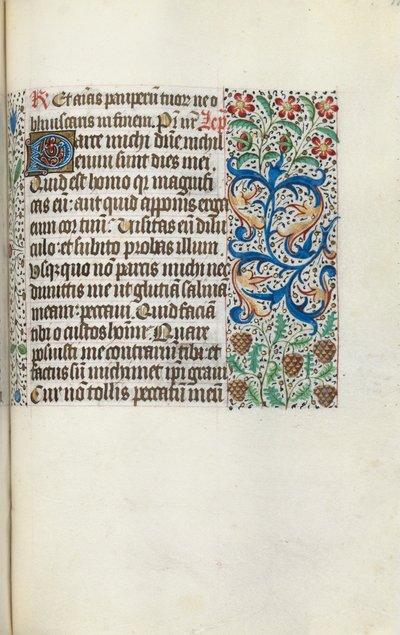 Stundenbuch Gebrauch von Rouen: fol. 115r, um 1470 von Master of the Geneva Latini