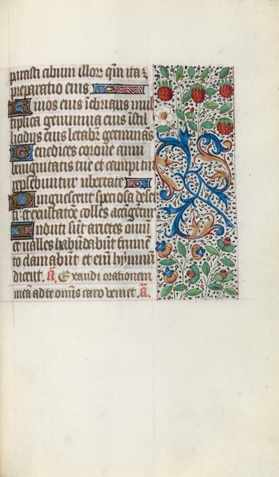 Stundenbuch Gebrauch von Rouen: fol. 137r, um 1470 von Master of the Geneva Latini