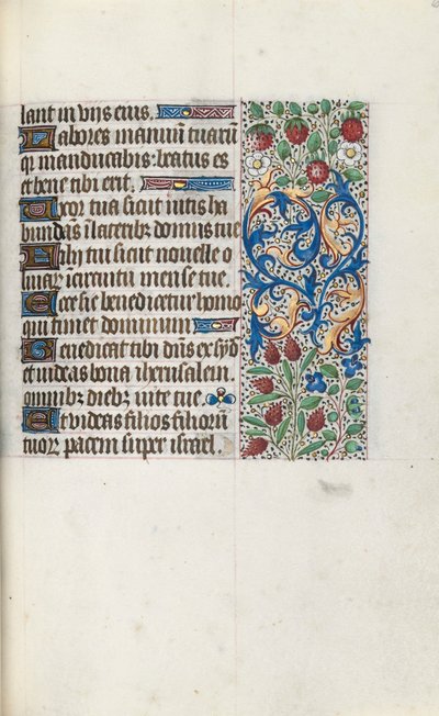 Stundenbuch Gebrauch von Rouen: fol. 69r, um 1470 von Master of the Geneva Latini