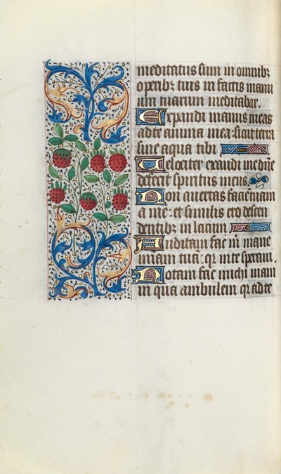 Stundenbuch Gebrauch von Rouen: fol. 91v, um 1470 von Master of the Geneva Latini