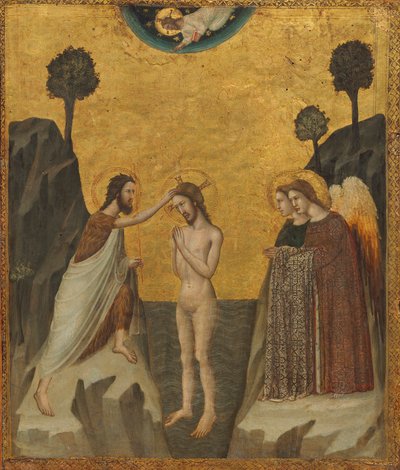 Die Taufe Christi von Master of the Life of Saint John the Baptist