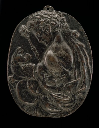 Eine Bacchantin von Master of the Martelli Mirror