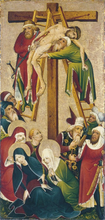 Die Kreuzabnahme von Master of the Middle Rhine