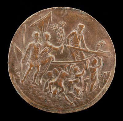 Aeneas steigt in die Unterwelt hinab, viertes Viertel des 15. Jahrhunderts von Master of the Orpheus Legend