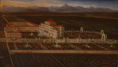 Palast und Gärten von Venaria Reale von Master of the Residenze Sabaude