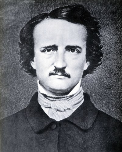 Porträt des amerikanischen Schriftstellers Edgar Allan Poe (1809 - 1849), Fotografie von Brady im 19. Jahrhundert von Mathew B. Brady