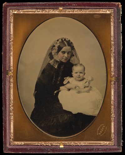 Porträt einer Frau und eines Kindes von Mathew B. Brady