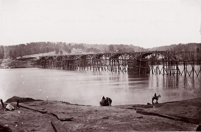 Brücke über den Tennessee River in Chattanooga, ca. 1864 von Mathew Brady
