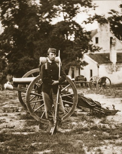 D.W.C. Arnold, ein Soldat der Unionsarmee, nahe Harper