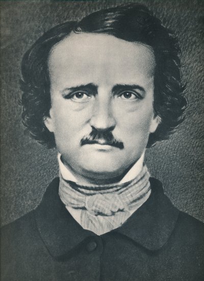 Edgar Allan Poe, um 1840, 1939 von Mathew B. Brady
