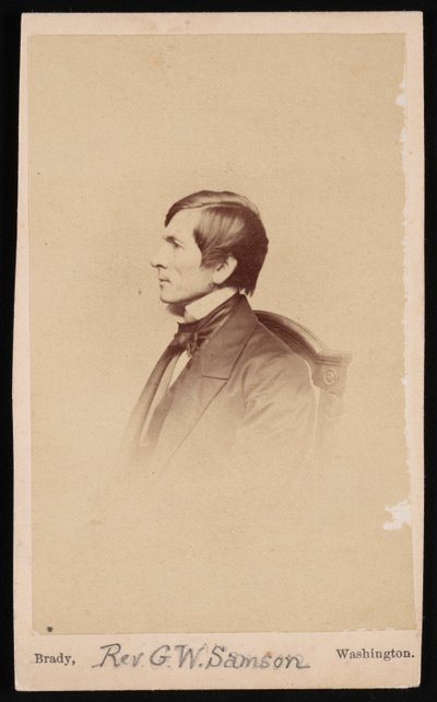 Porträt von Rev. George Whitefield Samson 1819-1896, vor 1896 von Mathew Brady