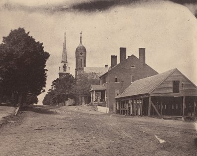 Zweites Korps Krankenhaus, Washington, D.C., ca. 1863 von Mathew Brady