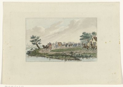 Festnahme der Prinzessin bei Goejanverwellesluis, 1787 von Mathias de Sallieth