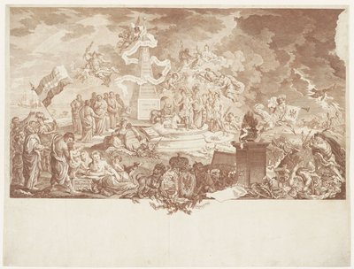 Allegorie auf den wahren Patriotismus, 1788 von Mathias de Sallieth