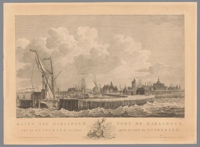 Hafen von Harlingen von Mathias de Sallieth