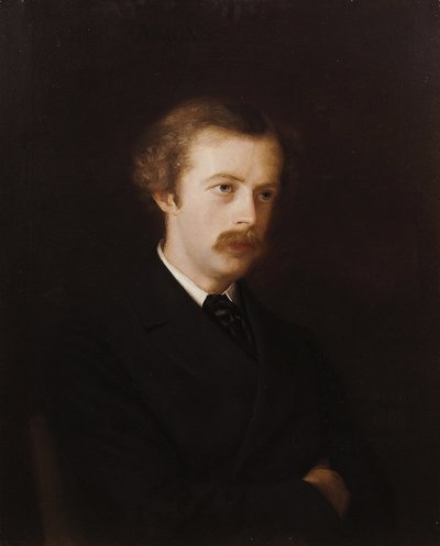 Porträt des Dichters Arthur Symons von Mathilde de La Tour Comtesse