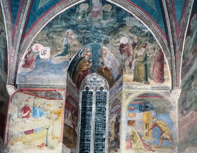 Szenen aus dem Leben des Heiligen Johannes des Täufers, aus der Kapelle des Heiligen Jean, 1346-48 von Matteo Giovanetti