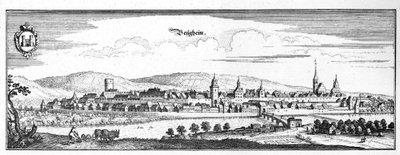 Besigheim - Auszug aus Topographia Sueviae (Schwaben) von Matthaus Merian