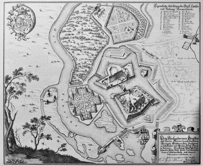 Bremervörde von Matthaus Merian